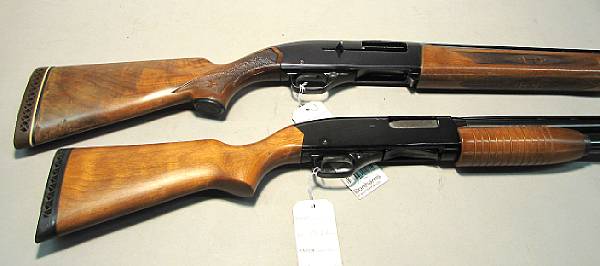 Appraisal: A lot of two Winchester shotguns Comprising Model slide action