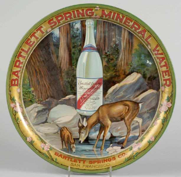 Appraisal: Bartlett Spring Mineral Water Serving Tray Description Beautiful image of