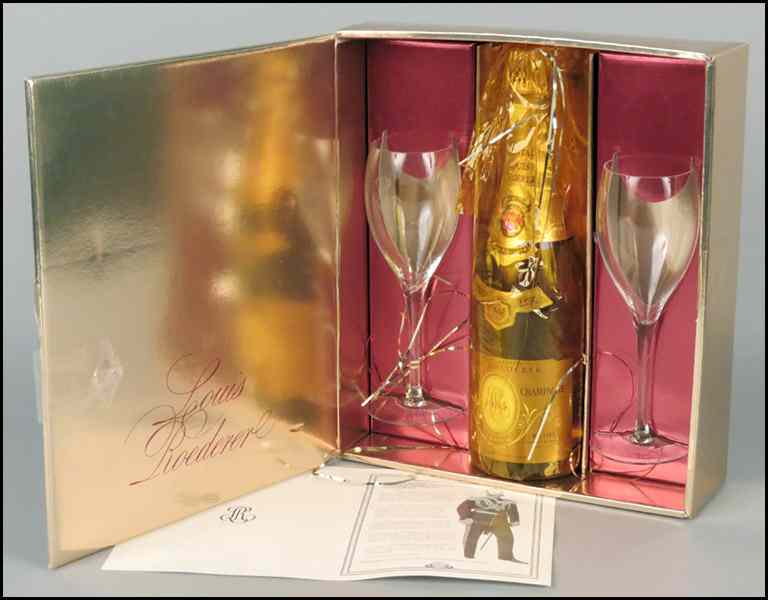 Appraisal: LOUIS ROEDERER CRISTAL BRUT With original box and matching set