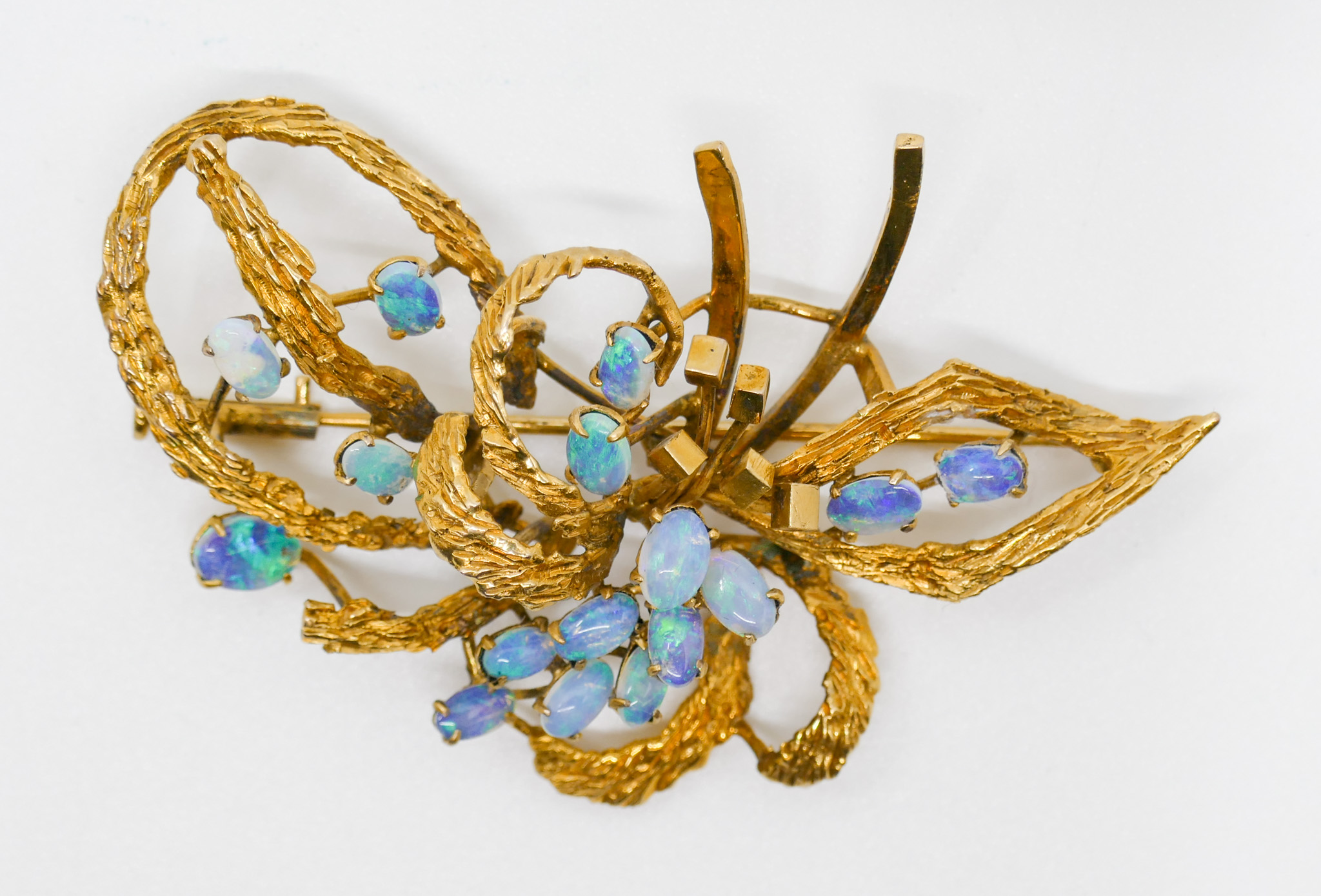 Appraisal: Ladies k Opal Spray Brooch '' - Grams