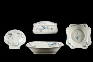 Appraisal: Pc Set Bernardaud Limoges Myosotis Pattern Bernardaud Limoges French founded