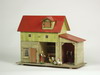 Appraisal: TOY STABLE - Circa German made two story toy stable