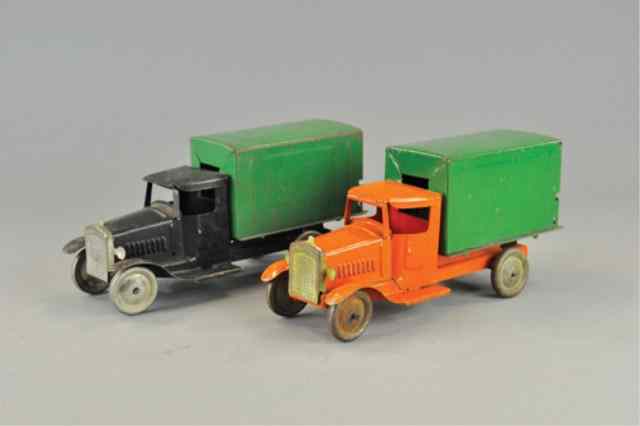 Appraisal: METALCRAFT DELIVERY VANS Both pressed steel one done in orange