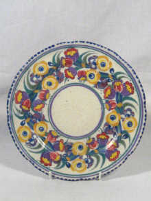 Appraisal: Poole Pottery A Poole pottery plate by Carter Stabler Adams