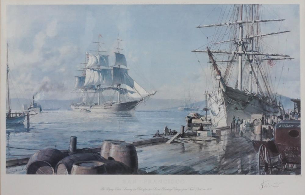 Appraisal: JOHN STOBART BRITISH B SAN FRANCISCO PENCIL SIGNED AND NUMBERED