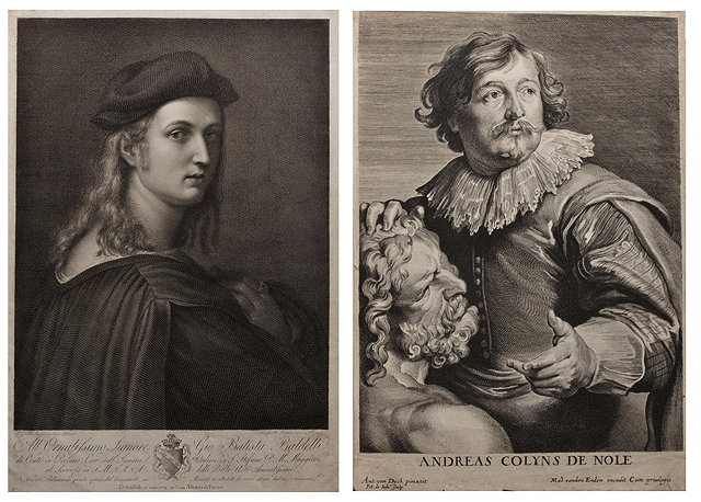 Appraisal: PIETER DE JODE AFTER VAN DYCK'Andreas Colyns de Nole' Sculptor