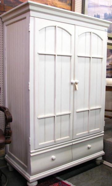 Appraisal: Thomasville Painted Entertainment Armoire