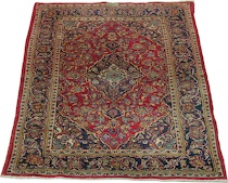 Appraisal: A Kashan Carpet ca A Kashan carpet ca approx '-