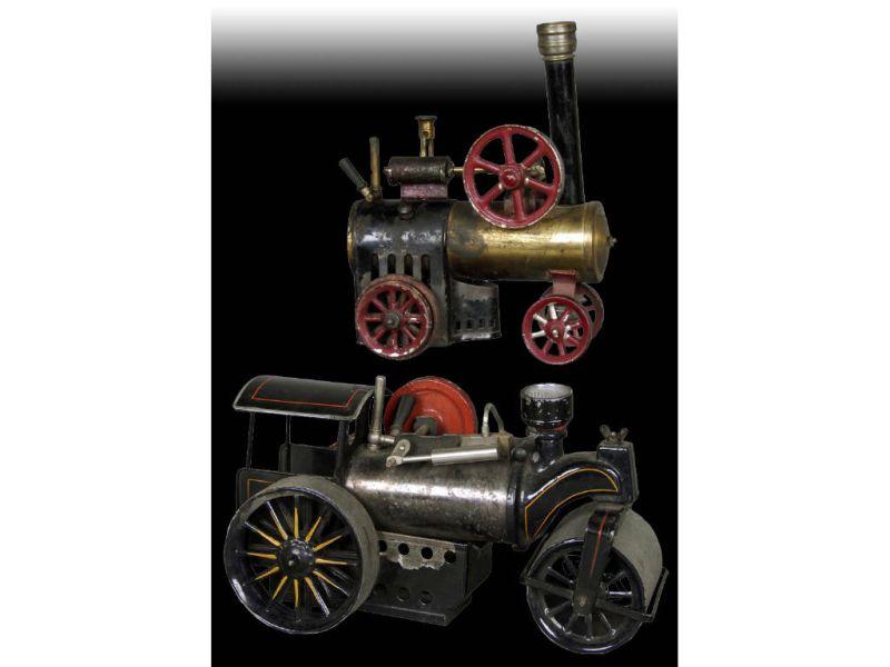 Appraisal: Lot of German Pre-War Steam Driven Vehicle Toys Description Possibly