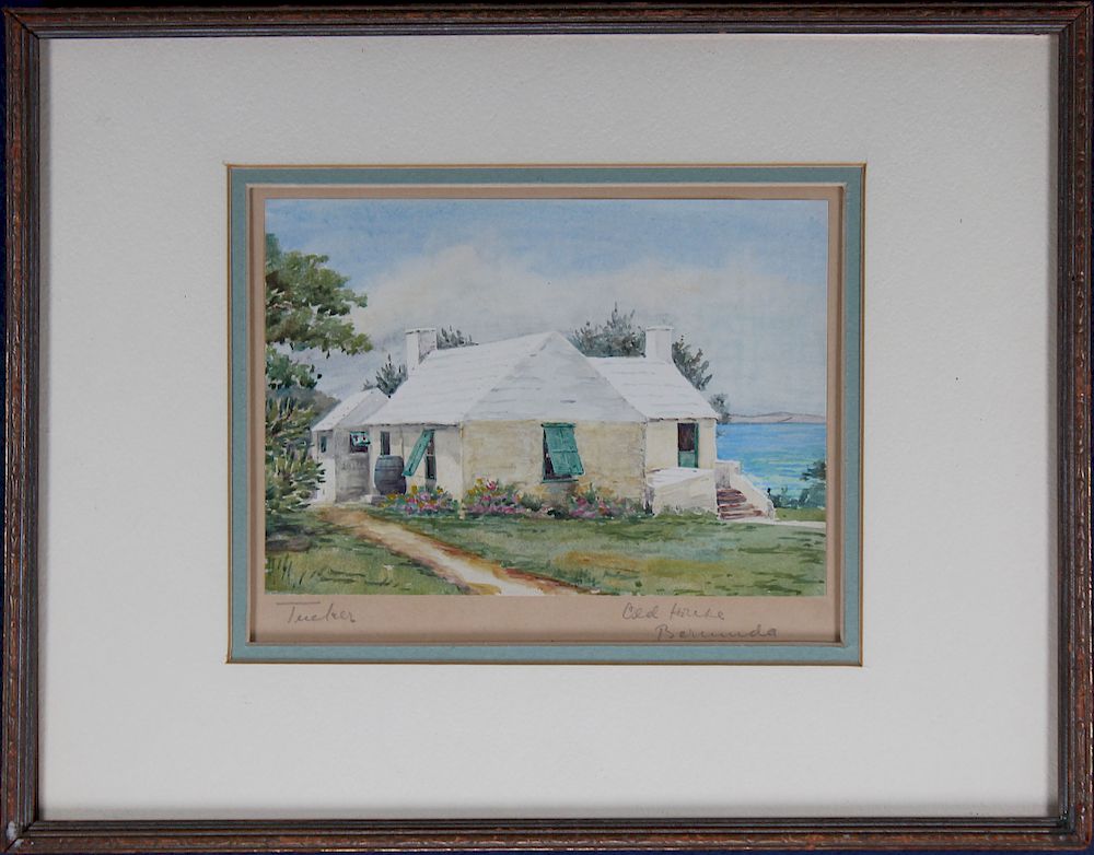 Appraisal: Ethel Tucker - House in Bermuda Ethel Tucker New York