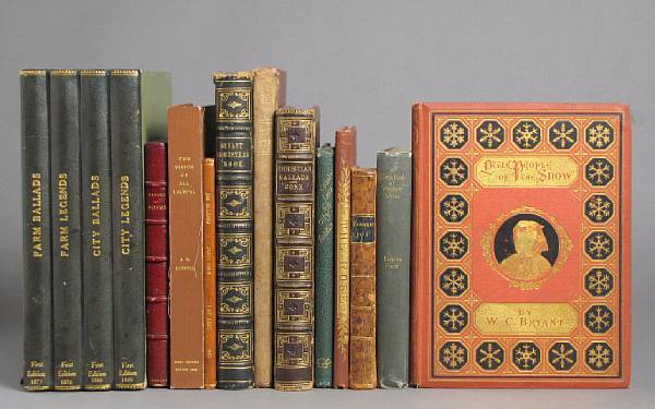 Appraisal: AMERICAN POETRY Approx vols incl Lowell James Russell The Vision