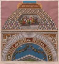 Appraisal: Hand-Colored Engraving from Les Loges de Raphael Hand-colored engraving from