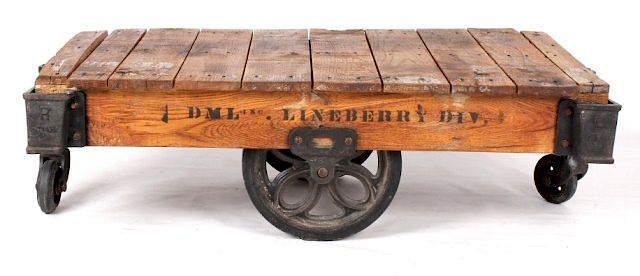 Appraisal: Early 's Original Lineberry Factory cart Featured in this lot