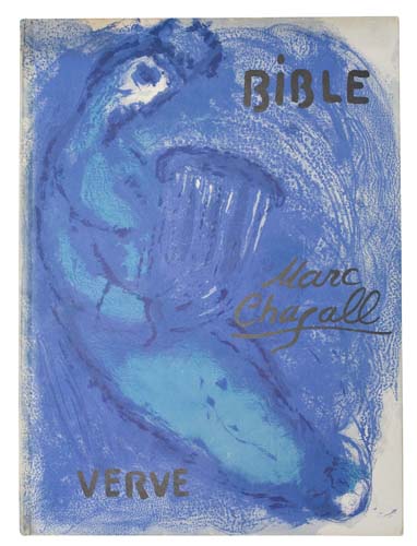 Appraisal: MARC CHAGALL Bible Bound volume with complete text lithographs in