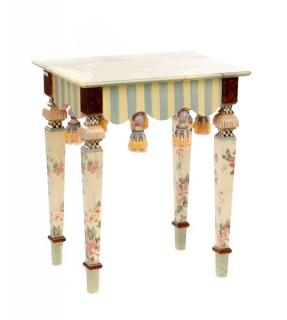 Appraisal: MacKenzie-Childs American th century A hand painted side table from