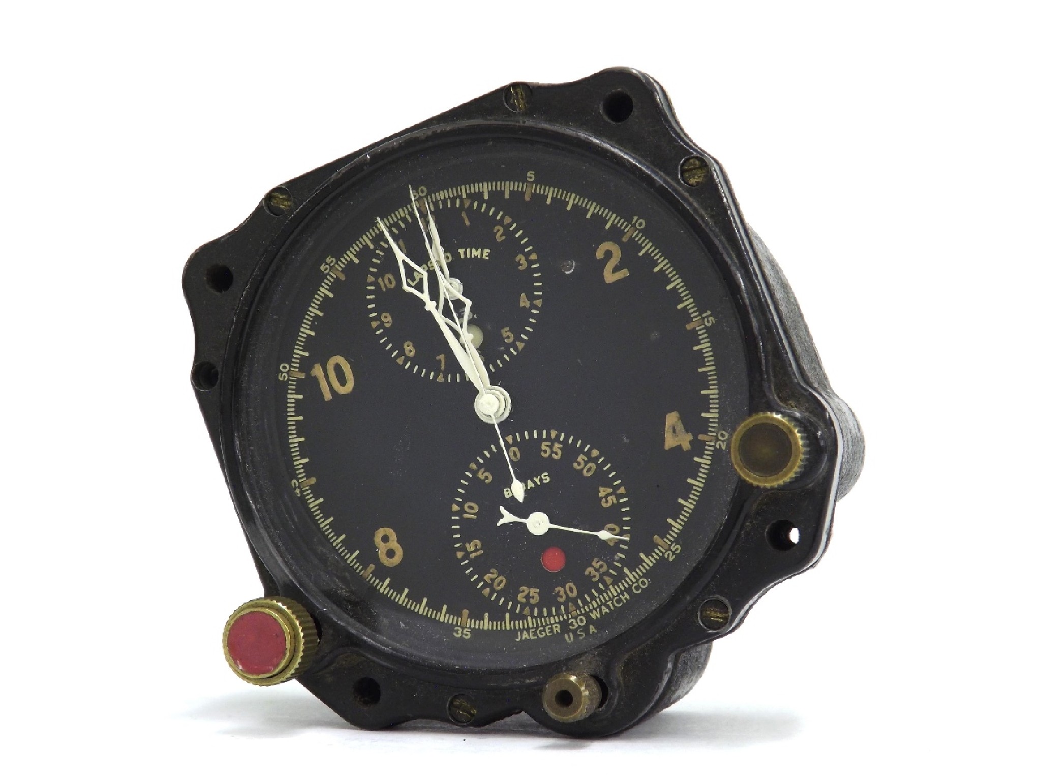 Appraisal: Cockpit clock by the Jaeger Watch Co Inc model no