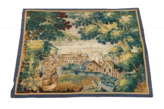 Appraisal: Belgian Wool Tapestry Likely th Century Belgian th century A