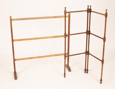 Appraisal: Two towel rails Provenance Spetchley Park Worcestershire