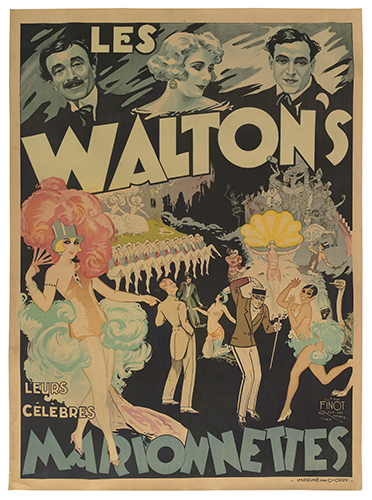 Appraisal: EMILE FINOT DATES UNKNOWN LES WALTON'S MARIONNETTES x inches x