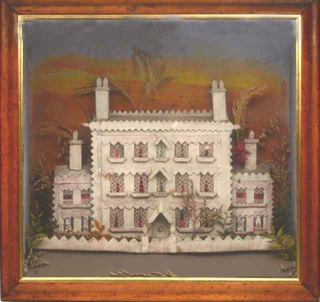 Appraisal: A VICTORIAN THREE DIMENSIONAL DIAORAMA in the form of a