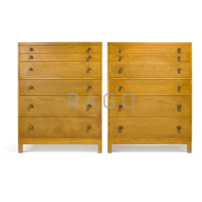 Appraisal: T H ROBSJOHN GIBBINGS WIDDICOMB Pair of tall dressers Grand