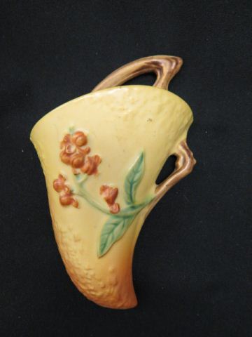 Appraisal: Roseville Pottery Bittersweet Wall Pocket - excellent