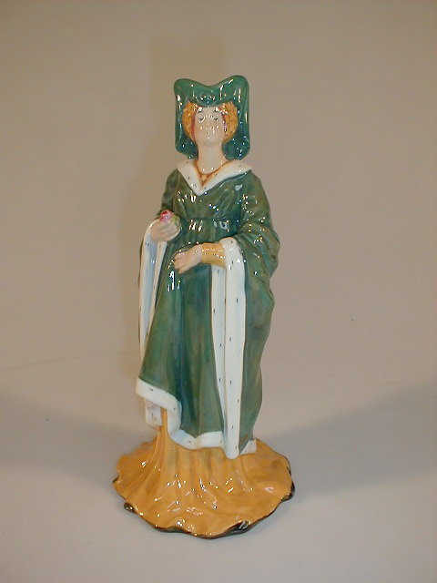 Appraisal: A rare Royal Doulton figure A Lady of Henry VI