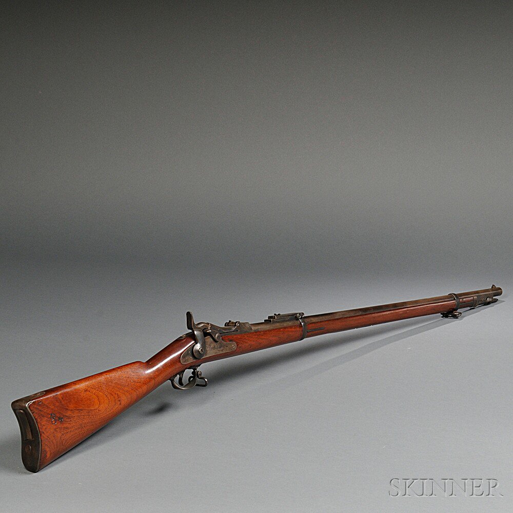 Appraisal: Model Trapdoor Springfield Rifle c walnut stock with crisp cartouche