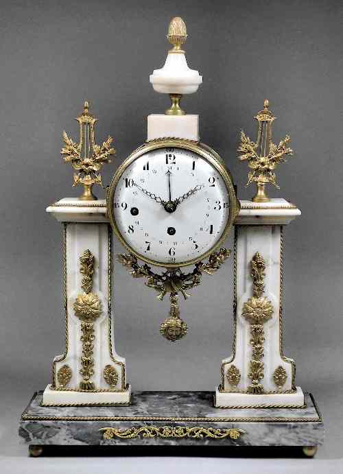 Appraisal: An early th Century French marble and gilt brass mounted