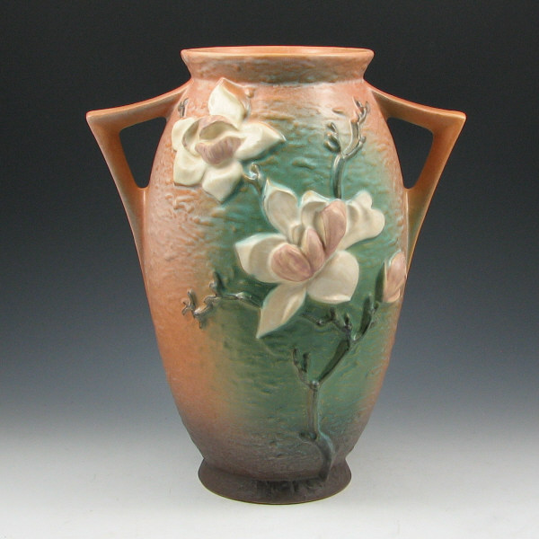 Appraisal: Roseville Magnolia - Vase - Mint Roseville Magnolia vase in