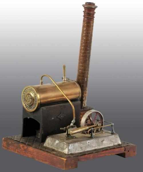 Appraisal: Bing Reversible Horizontal Steam Engine Description The reversible oscillating cylinder