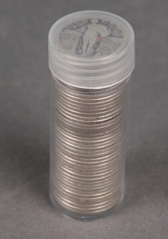 Appraisal: Forty Silver Washington Quarters Average circulated condition Also includes Standing