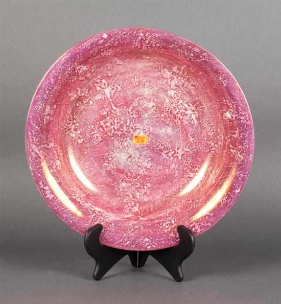 Appraisal: Wedgwood pink lustreware bowl fourth quarter- th century impressed ''WEDGWOOD''