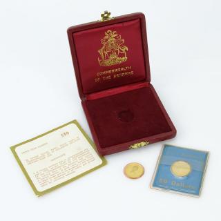 Appraisal: Two Commonwealth of the Bahamas Karat Gold Proof Coins with