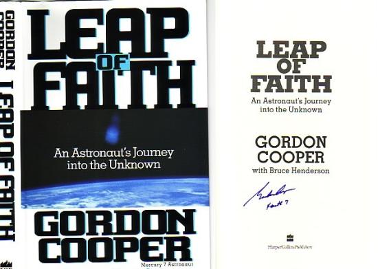 Appraisal: COOPER GORDON Leap of Faith Autobiography Approximately x inches and