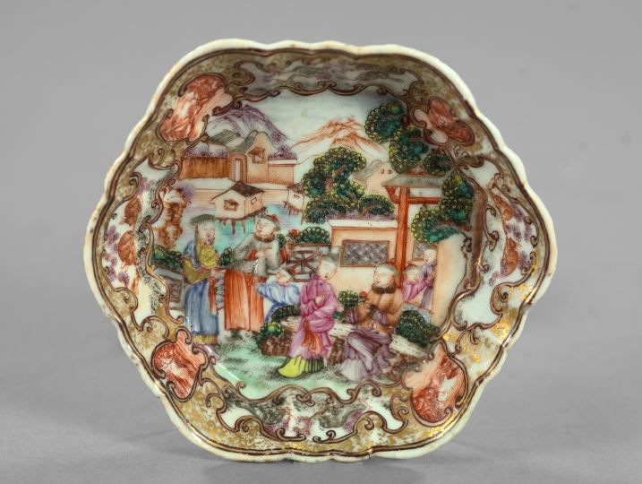 Appraisal: Good Chinese Export Porcelain Sauce Dish fourth quarter th century