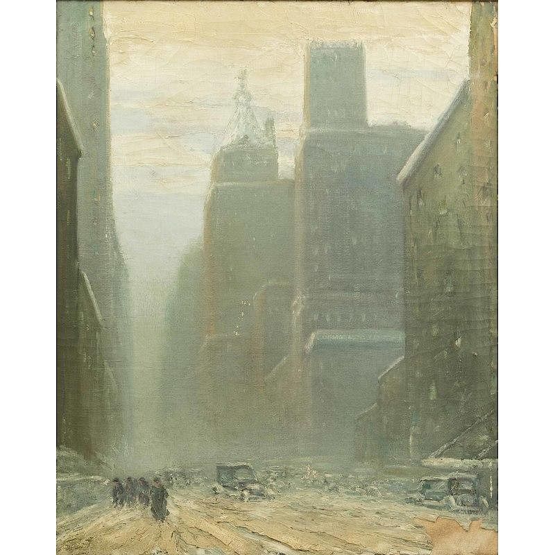 Appraisal: J Berthelsen New York City Painting Framed oil on canvas