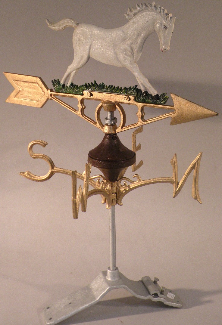 Appraisal: A horse weather vane cm high