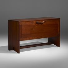 Appraisal: George Nakashima RARE AND EARLY STEREO CABINET Nakashima StudioUSA c