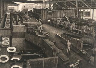 Appraisal: JACKSON LEE NESBITT - PENCIL SIGNED ETCHING Titled 'Rod Mill