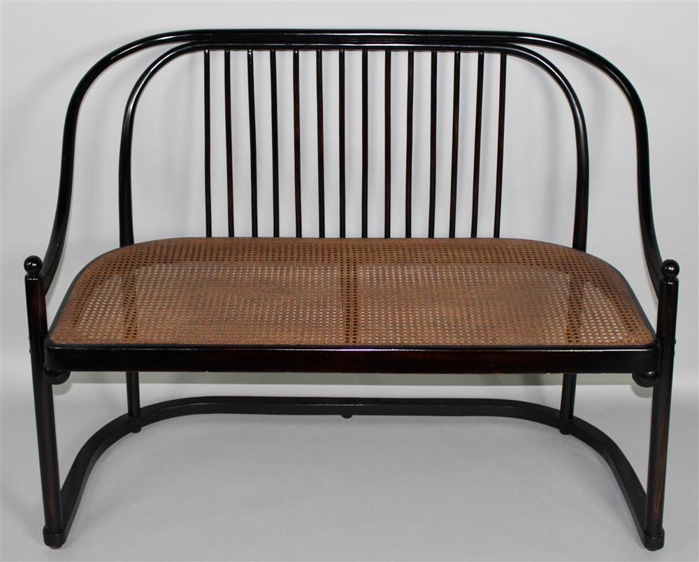 Appraisal: JOSEF HOFFMANN SALON SUITE OF BENTWOOD FURNITURE INCLUDES SETTEE CIRCULAR