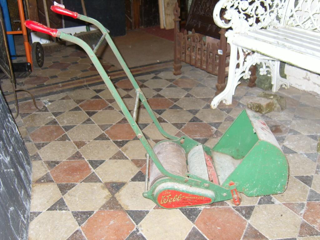 Appraisal: A Webb miniature lawnmower for children -