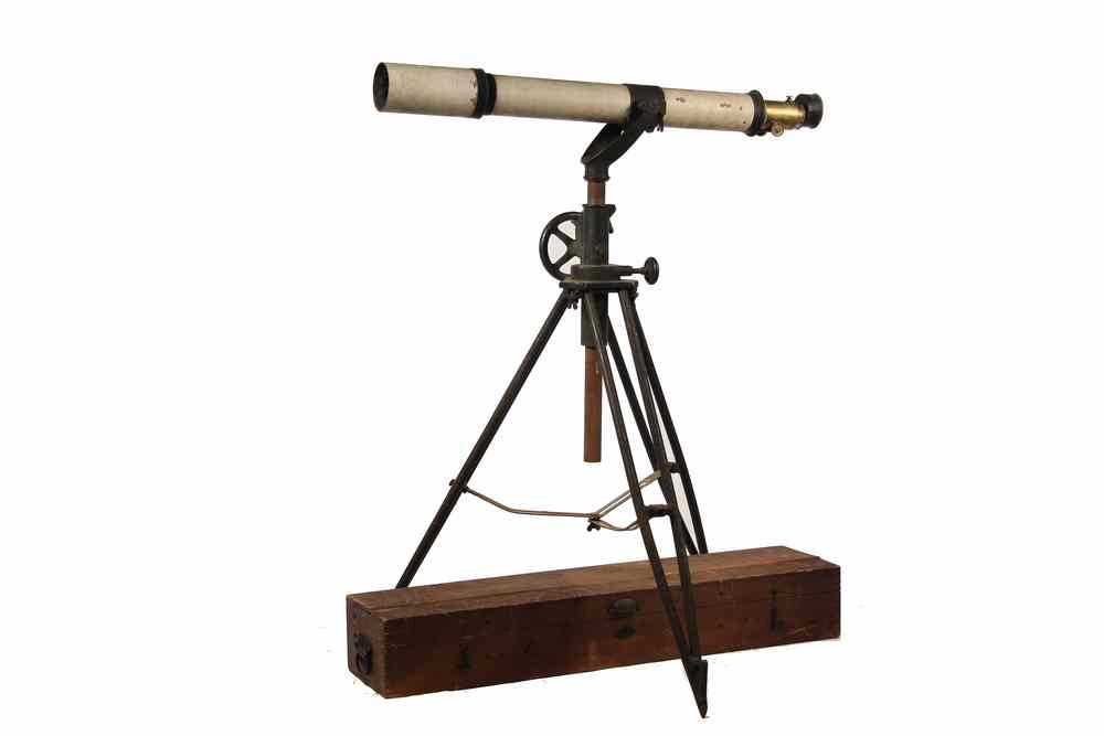 Appraisal: ZEISS FLOOR MODEL TELESCOPE - Circa Zeiss Jena Telescope Nr