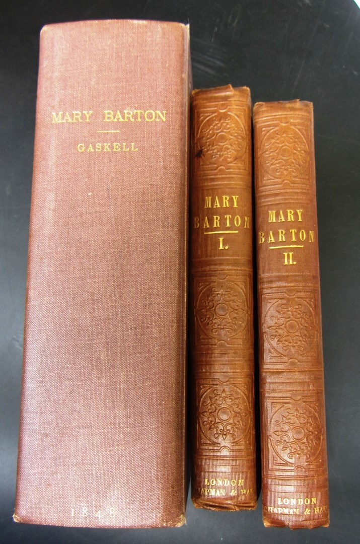 Appraisal: GASKELL Mrs E Mary Barton a tale of Manchester life