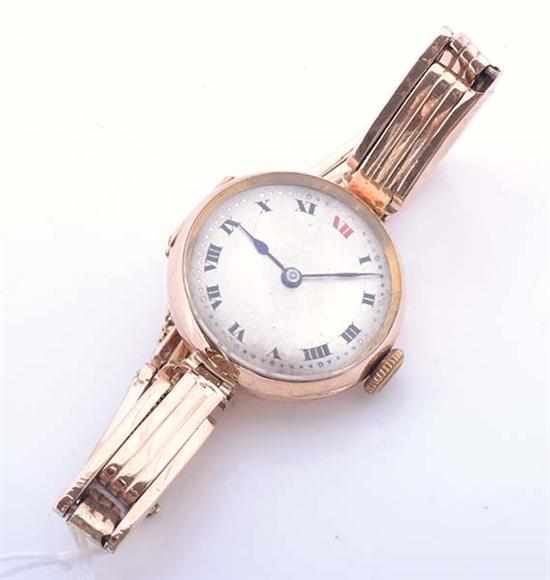 Appraisal: A LADIES VINTAGE CT GOLD ROLEX WRISTWATCH TO CT GOLD