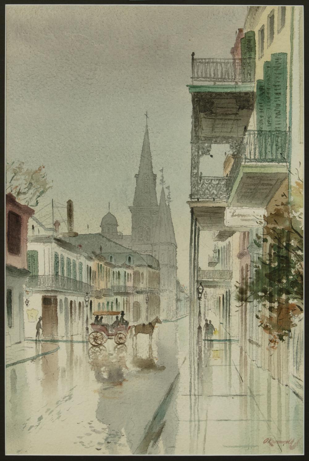 Appraisal: Adolph Kronengold American New Orleans - Victor's Caf Chartres and