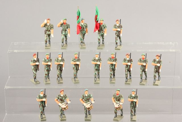 Appraisal: Lot of Plastic Composition style figures with Berets