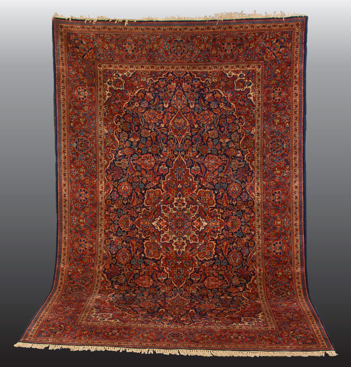 Appraisal: Kashan Oriental Rug Early th cent