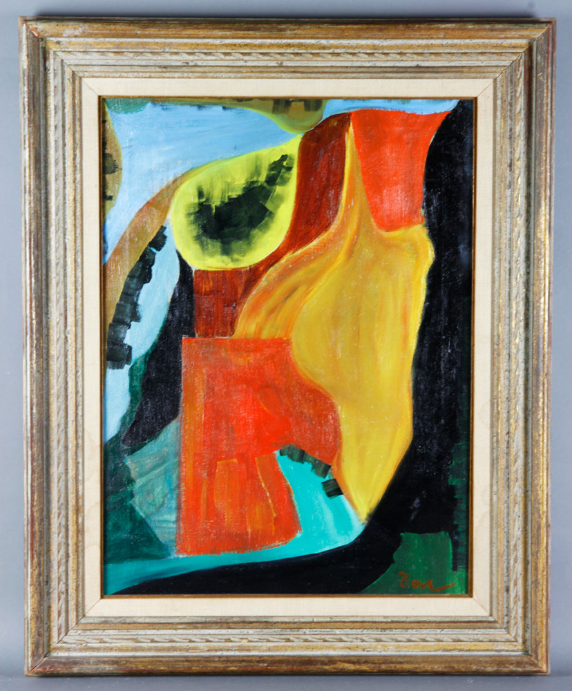 Appraisal: - Attrb Dove Abstract Untitled O C Attributed Arthur Garfield