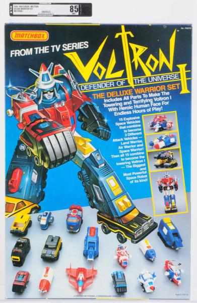 Appraisal: Voltron I AFA Matchbox The toy of the s Voltron